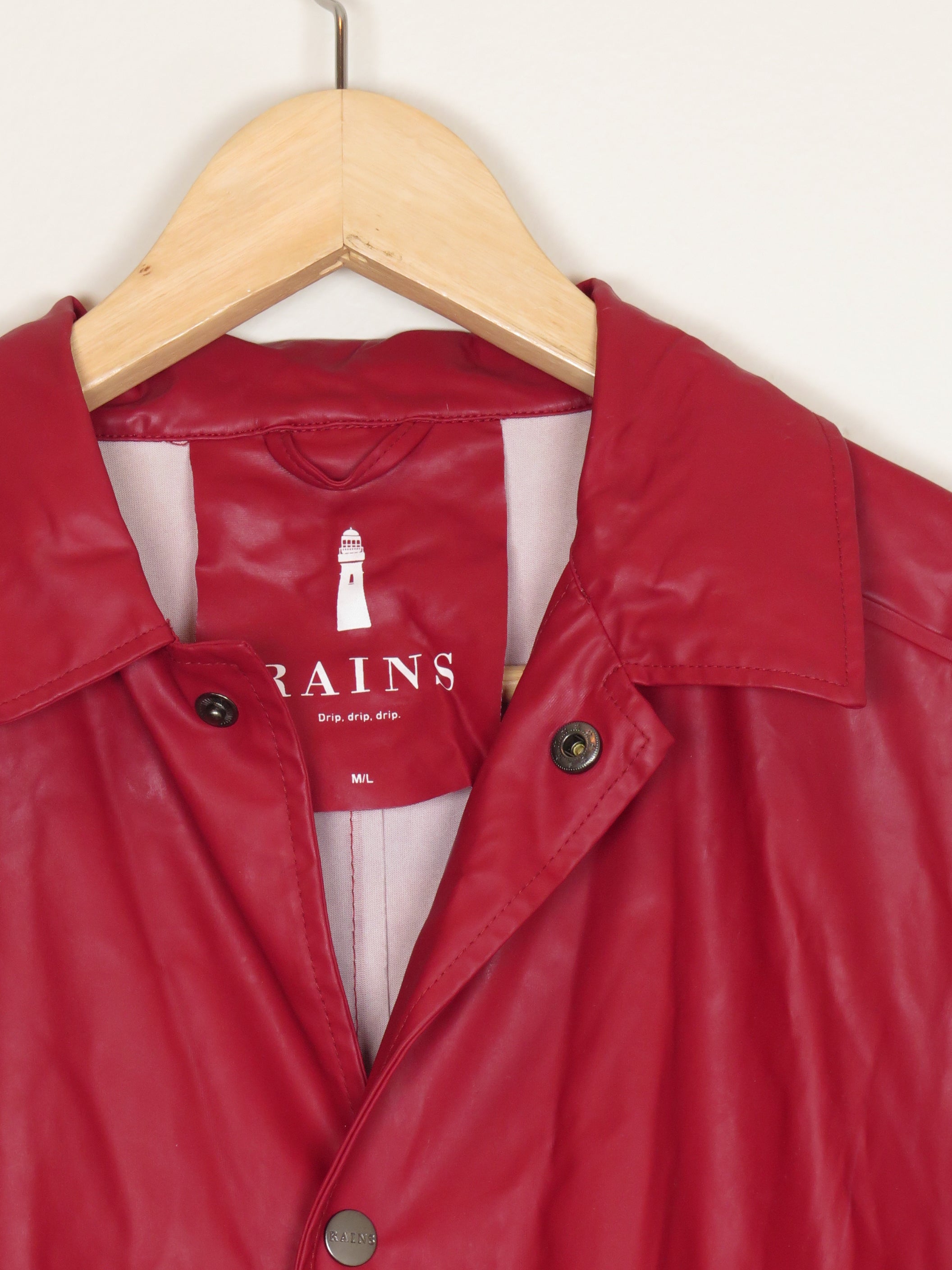 Rød Rains Regnjakke - M/L