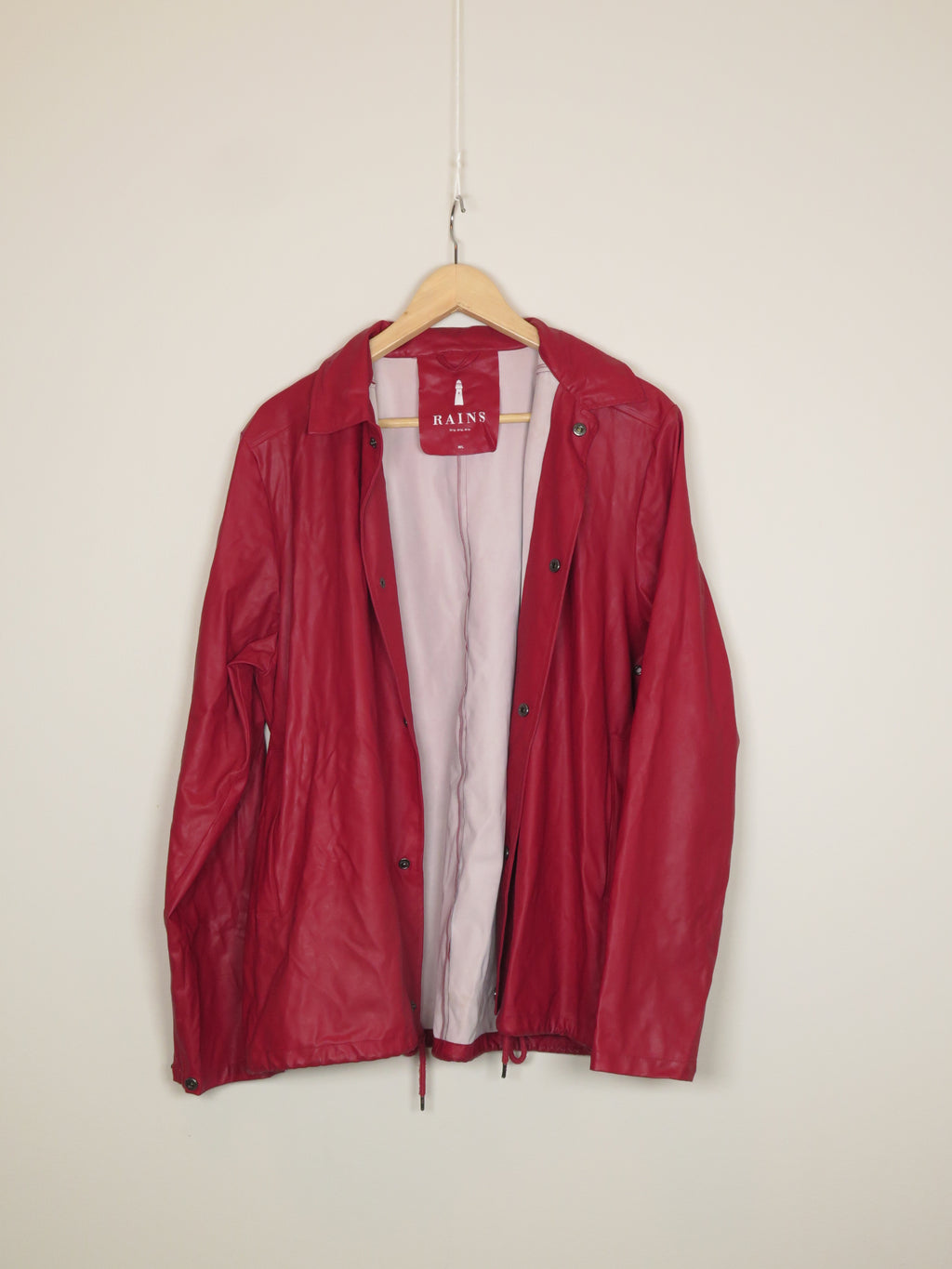 Rød Rains Regnjakke - M/L