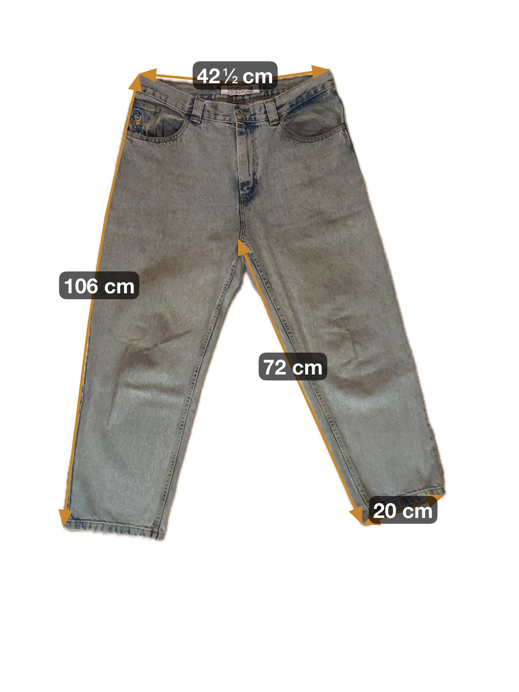 Polar 93 Denim Bukser- 34/32