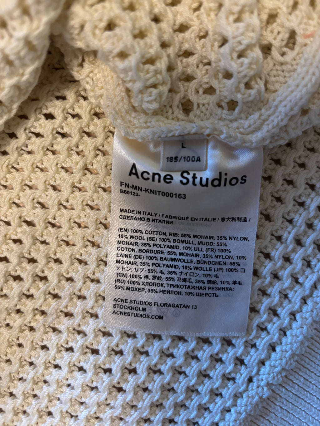 Acne Ruffled-trim Genser - L