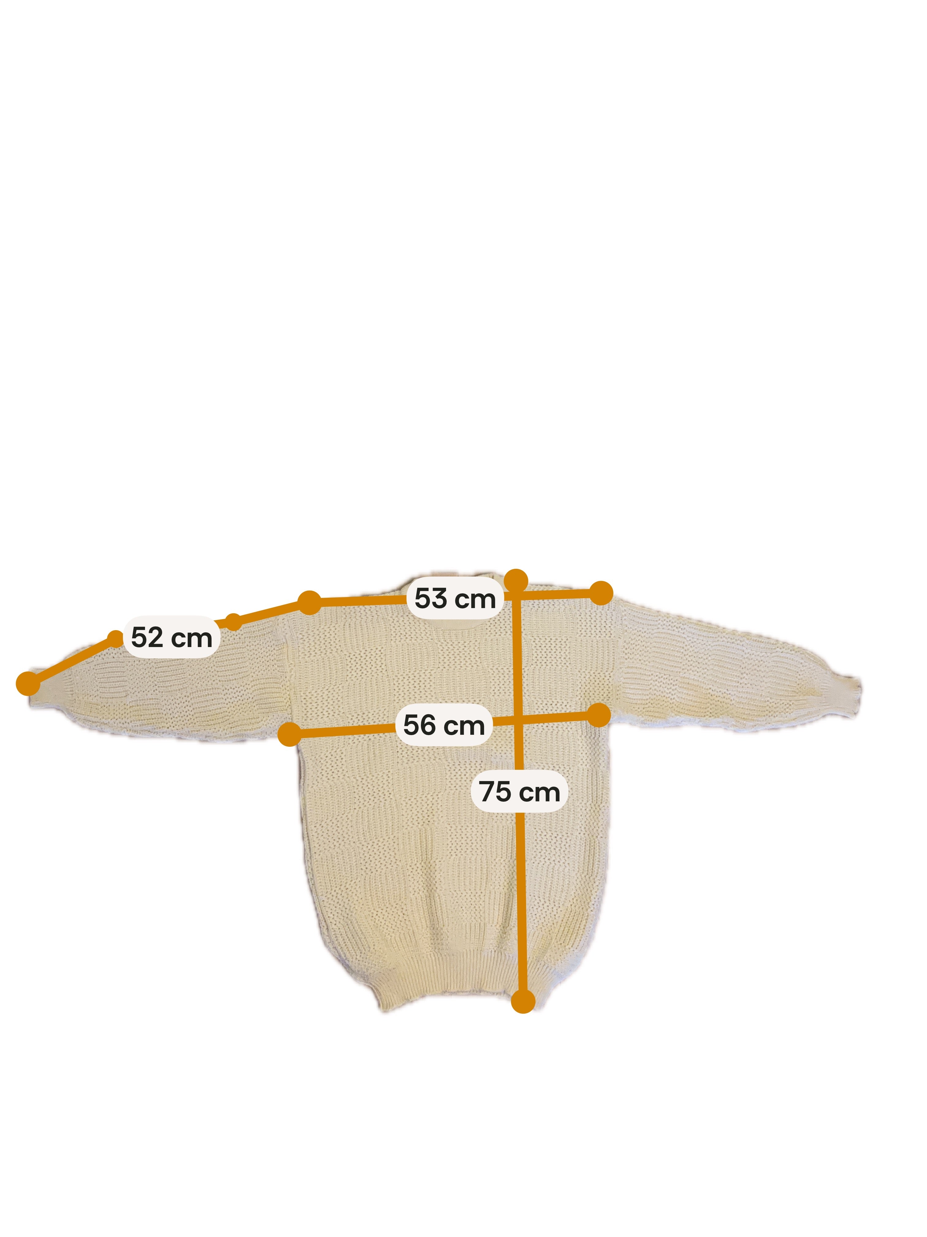 Beige Genser - S/M