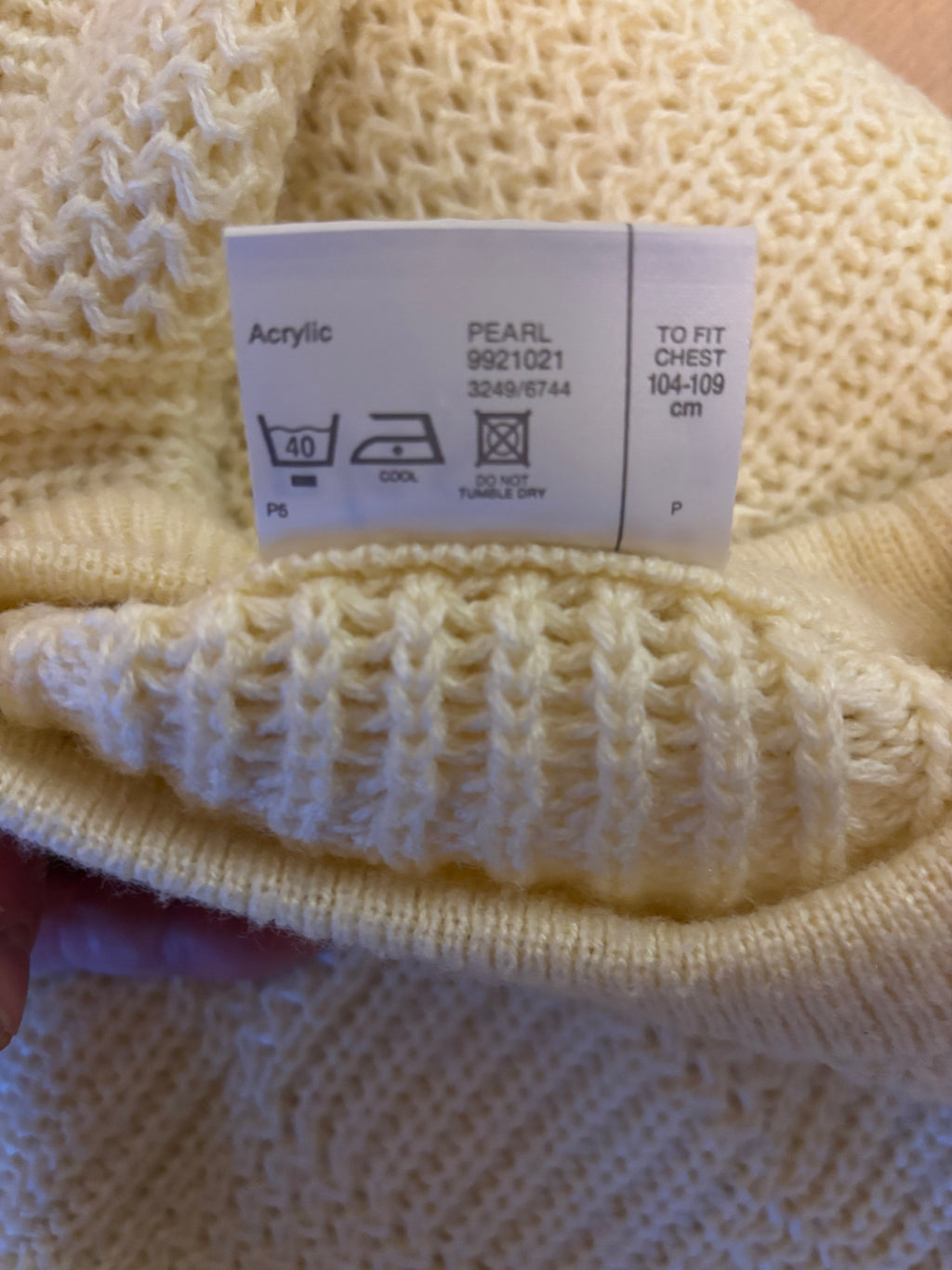 Beige Genser - S/M