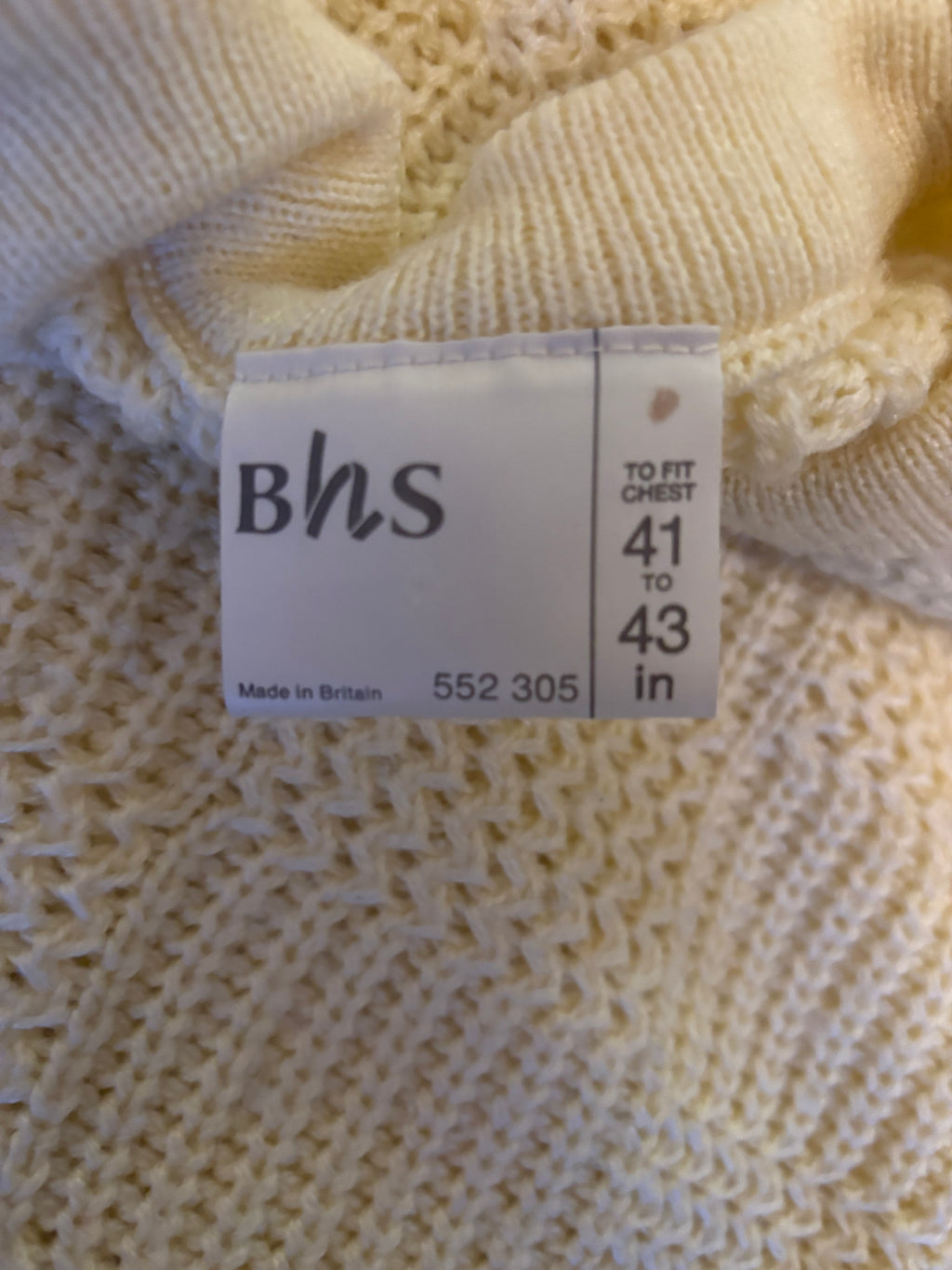 Beige Genser - S/M