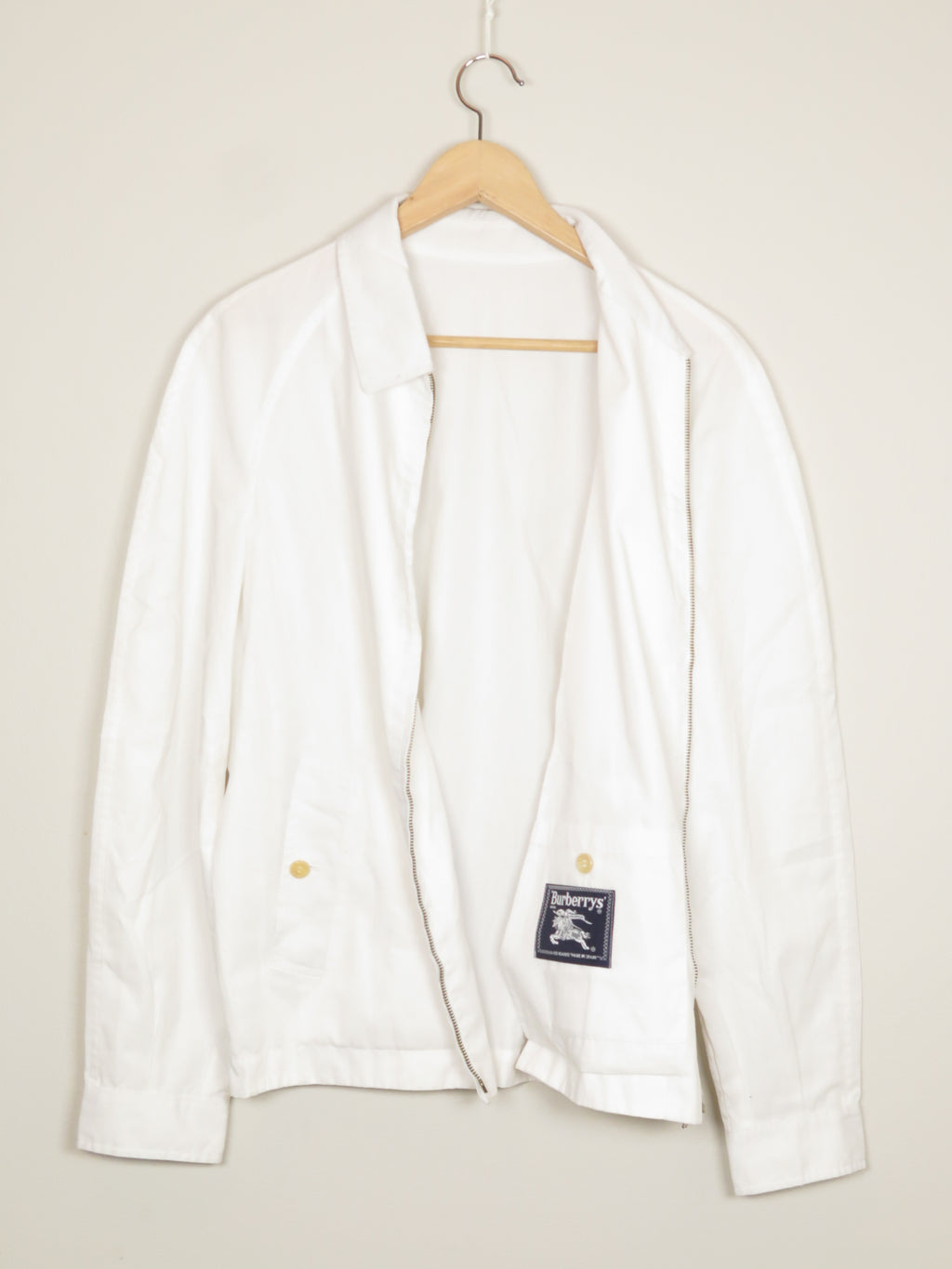 Burberry Hvit Jakke - S/M