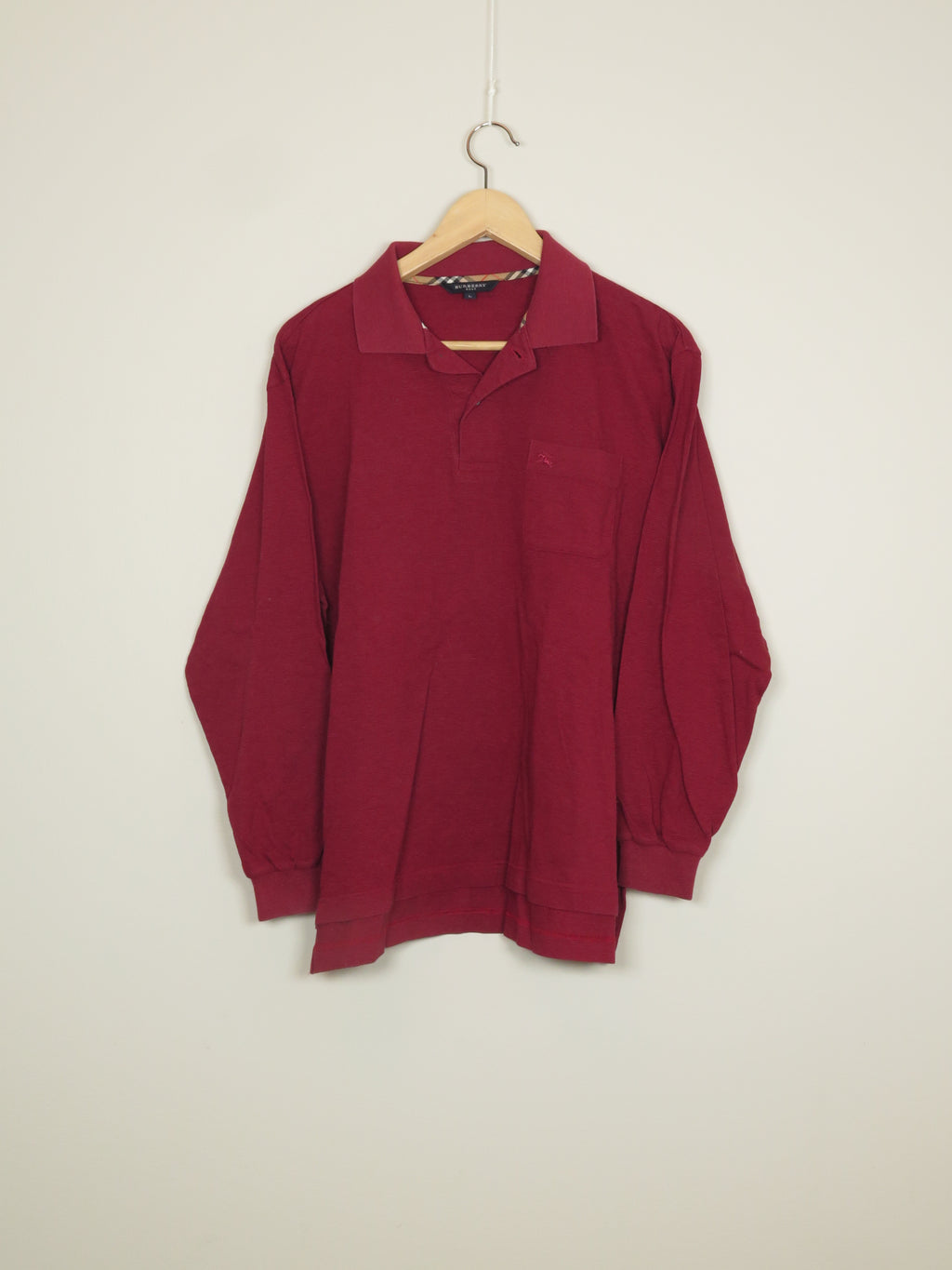 Burberry Langermet Pique - S/M