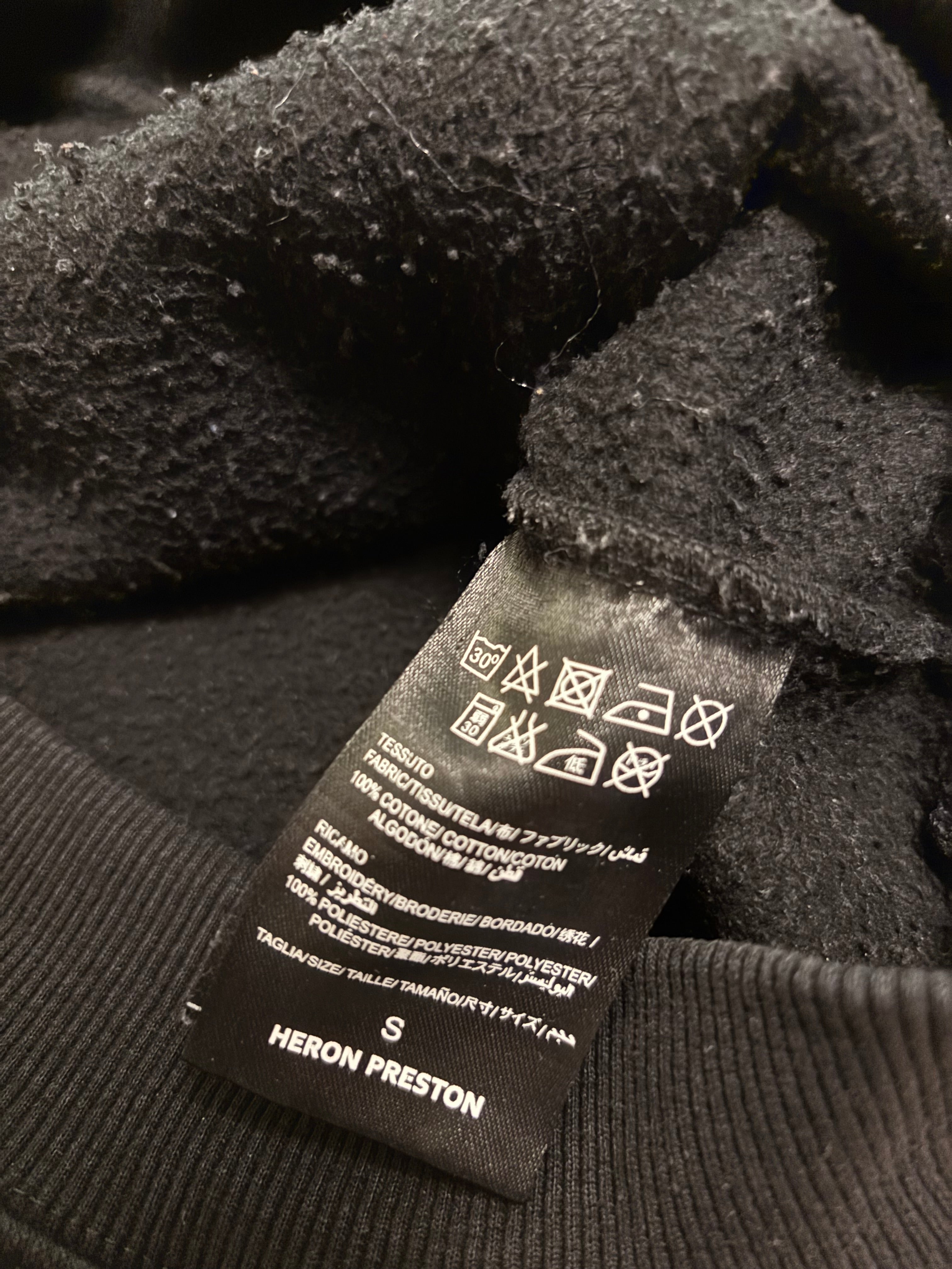 Heron Preston Svart Hoodie - L