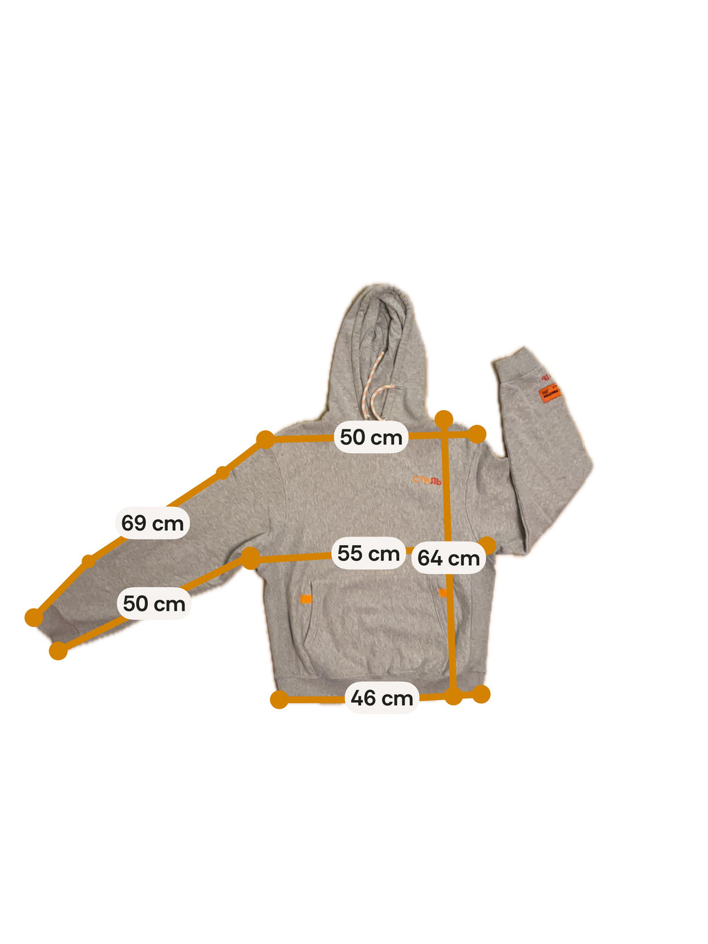 Heron Preston Grå Hoodie - L/XL