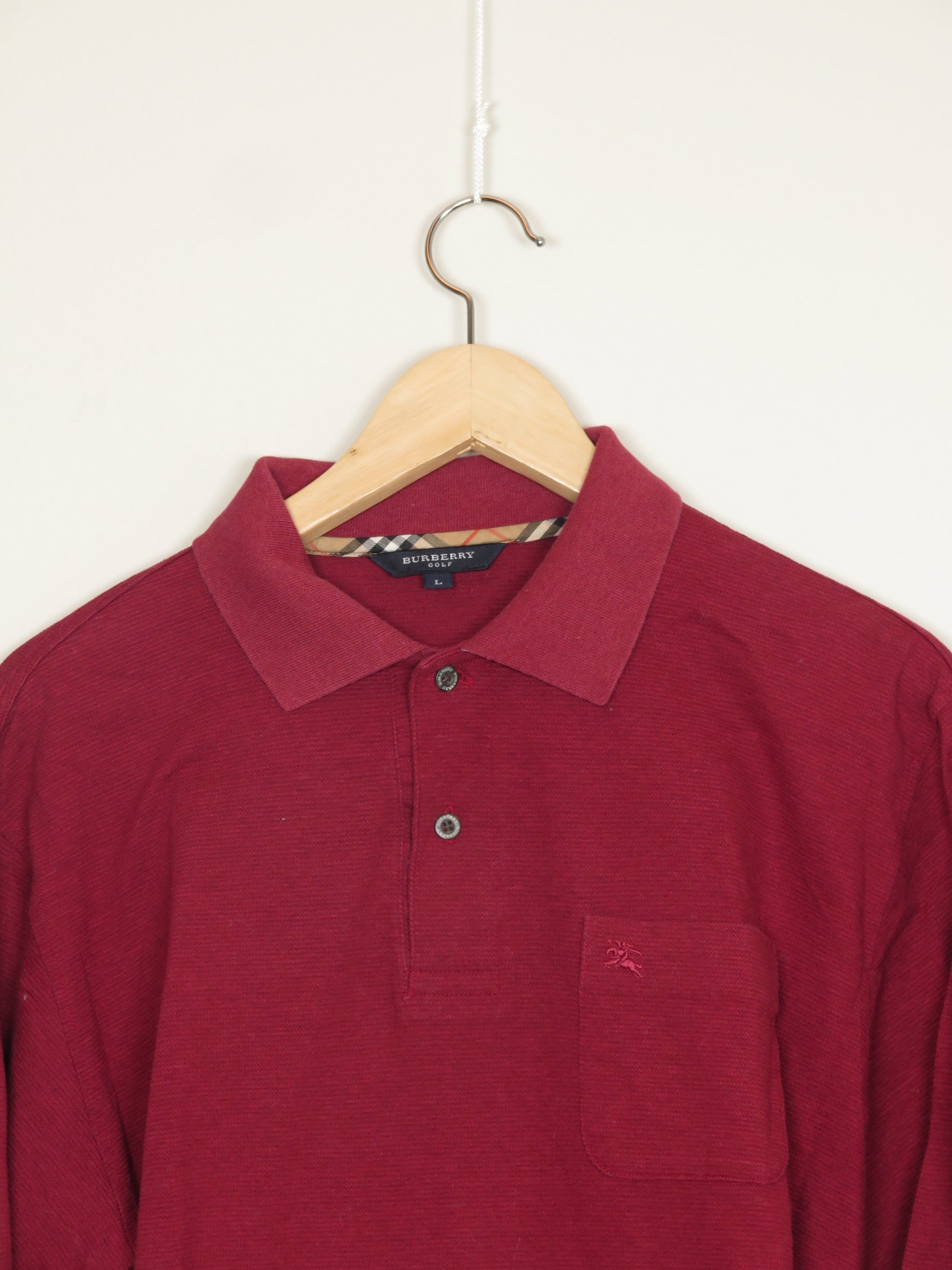 Burberry Langermet Pique - S/M