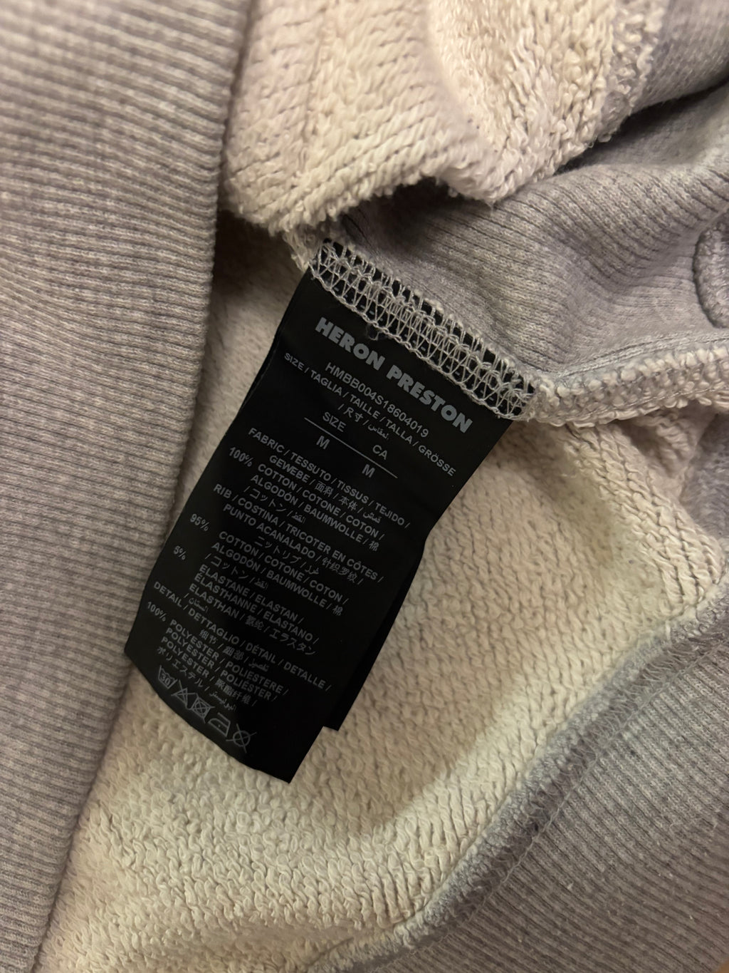 Heron Preston Grå Hoodie - L/XL