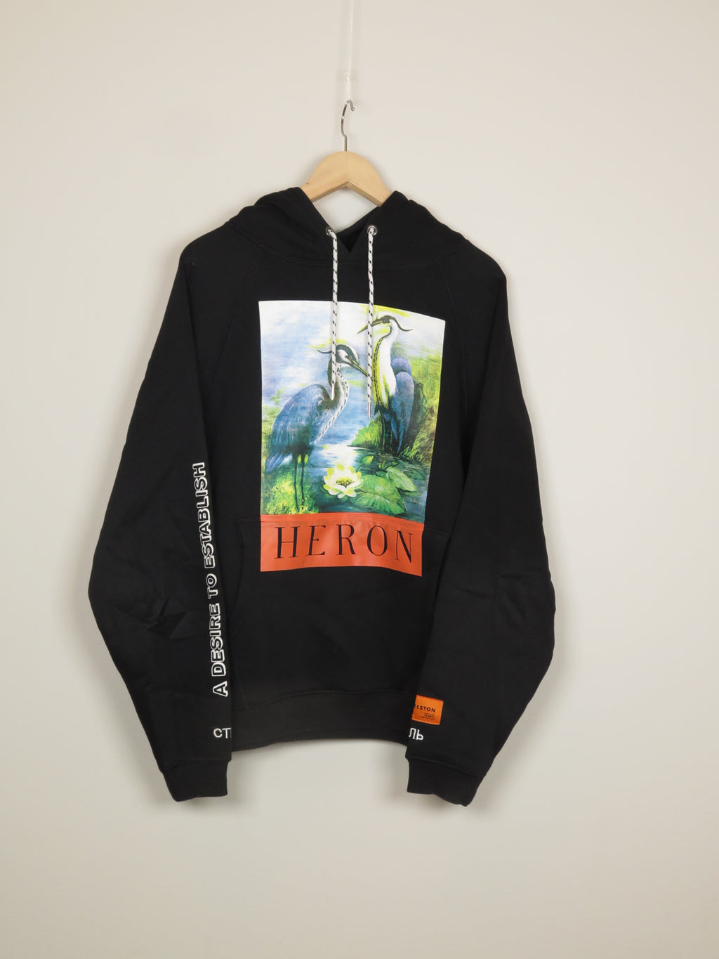 Heron Preston Svart Hoodie - L