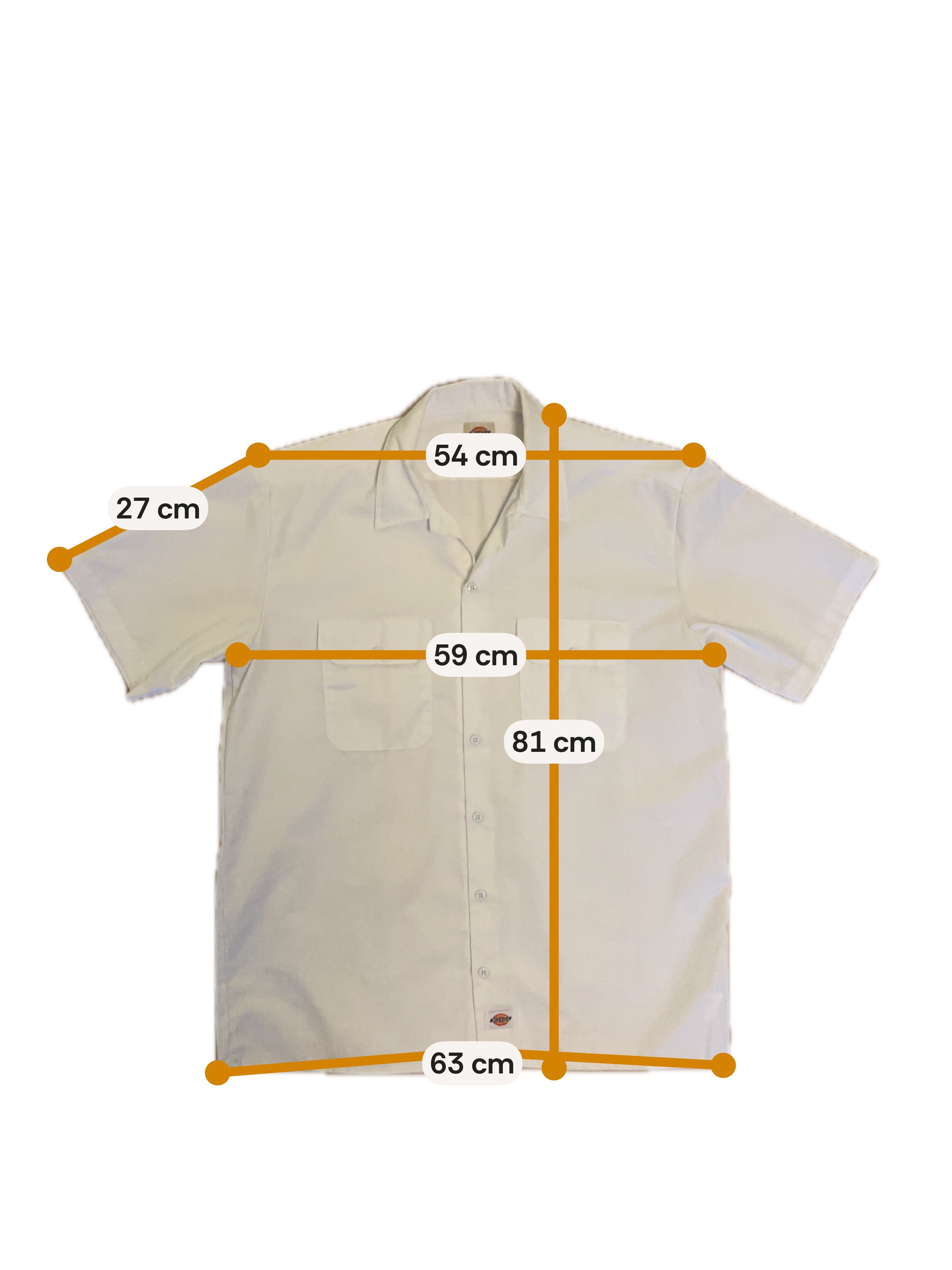 Dickies Kortermet Skjorte - L