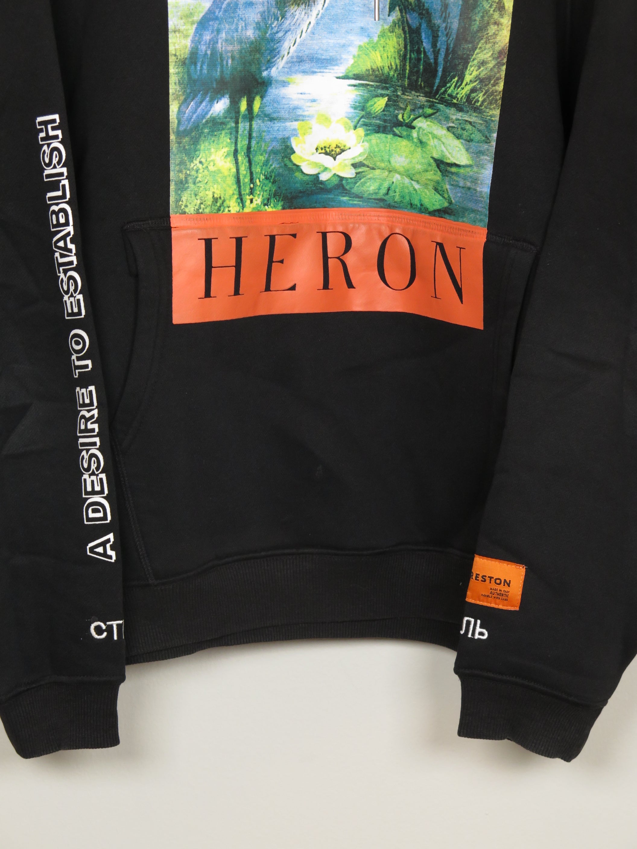 Heron Preston Svart Hoodie - L