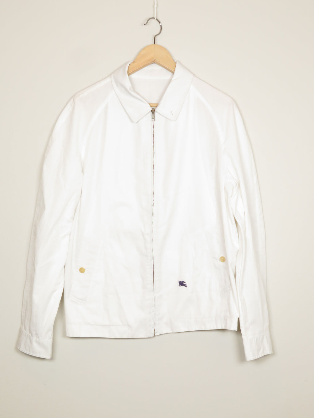 Burberry Hvit Jakke - S/M