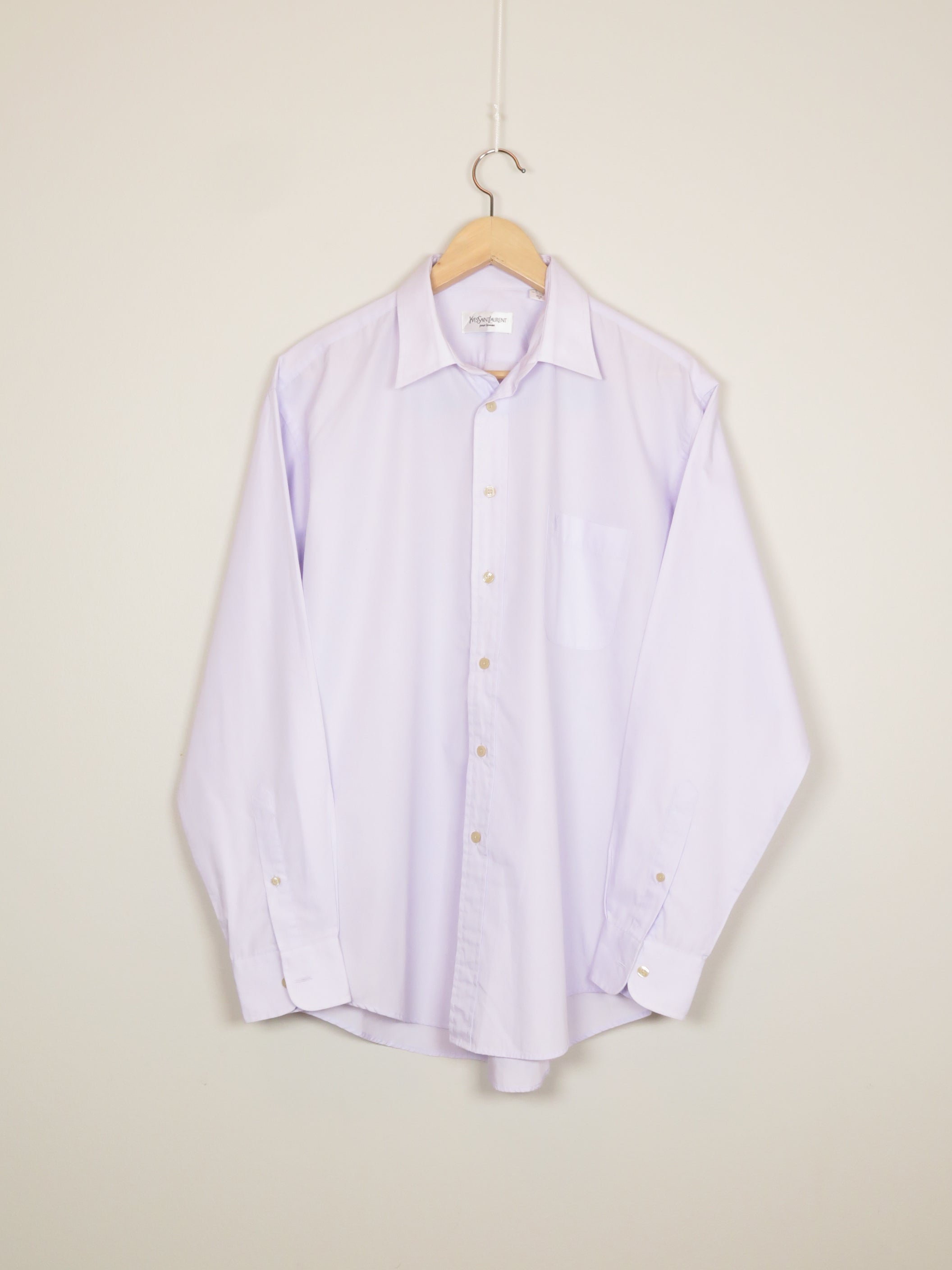 YSL Rosa/Lilla Skjorte - L/M