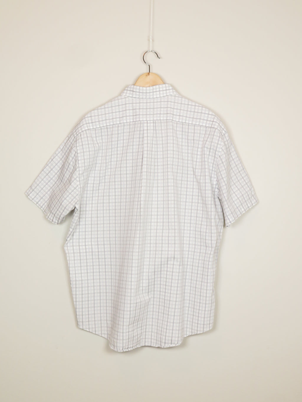YSL Rutete Kortermet Skjorte - XL