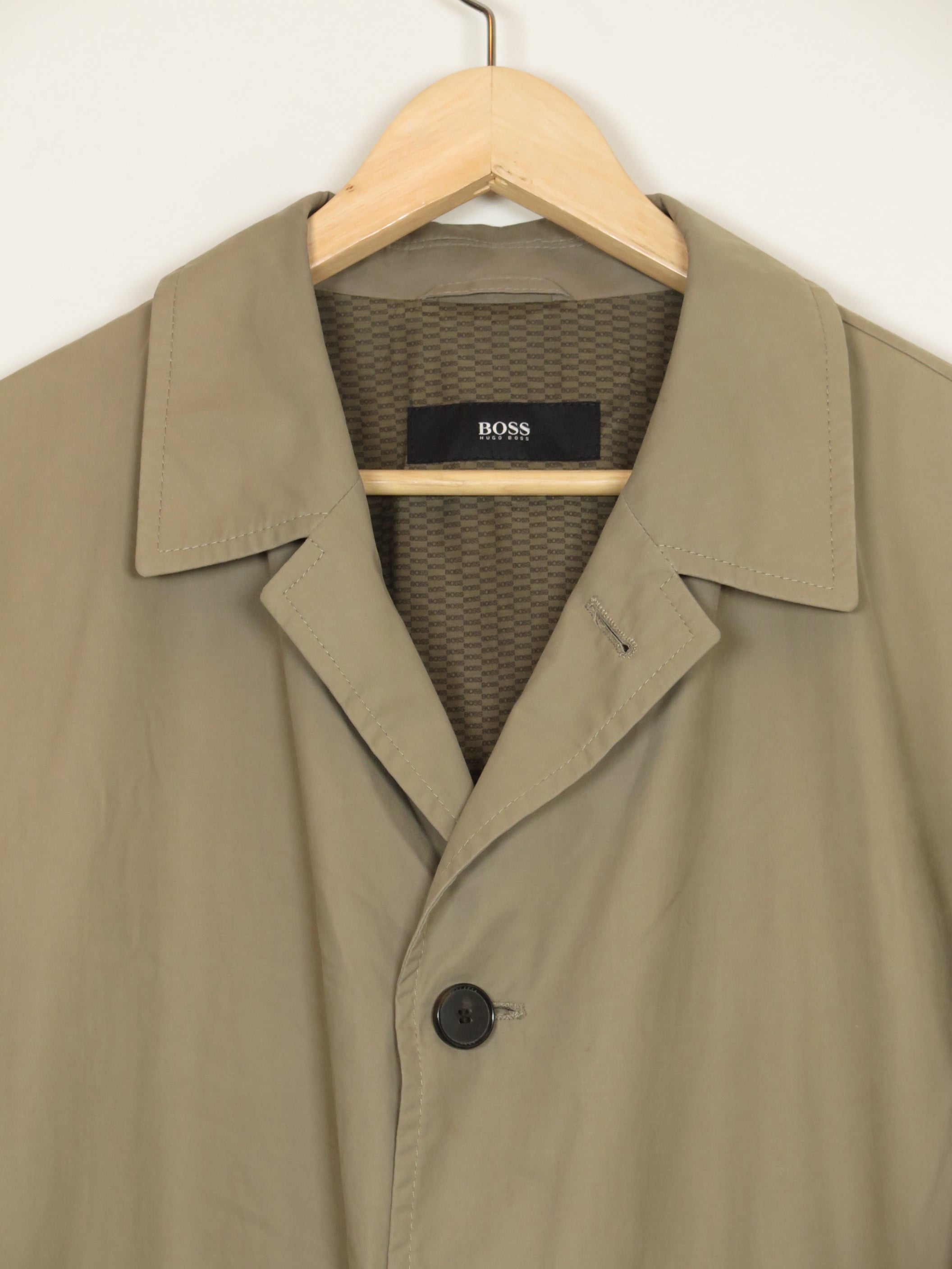 Hugo Boss Frakk/Trenchcoat Beige - XL
