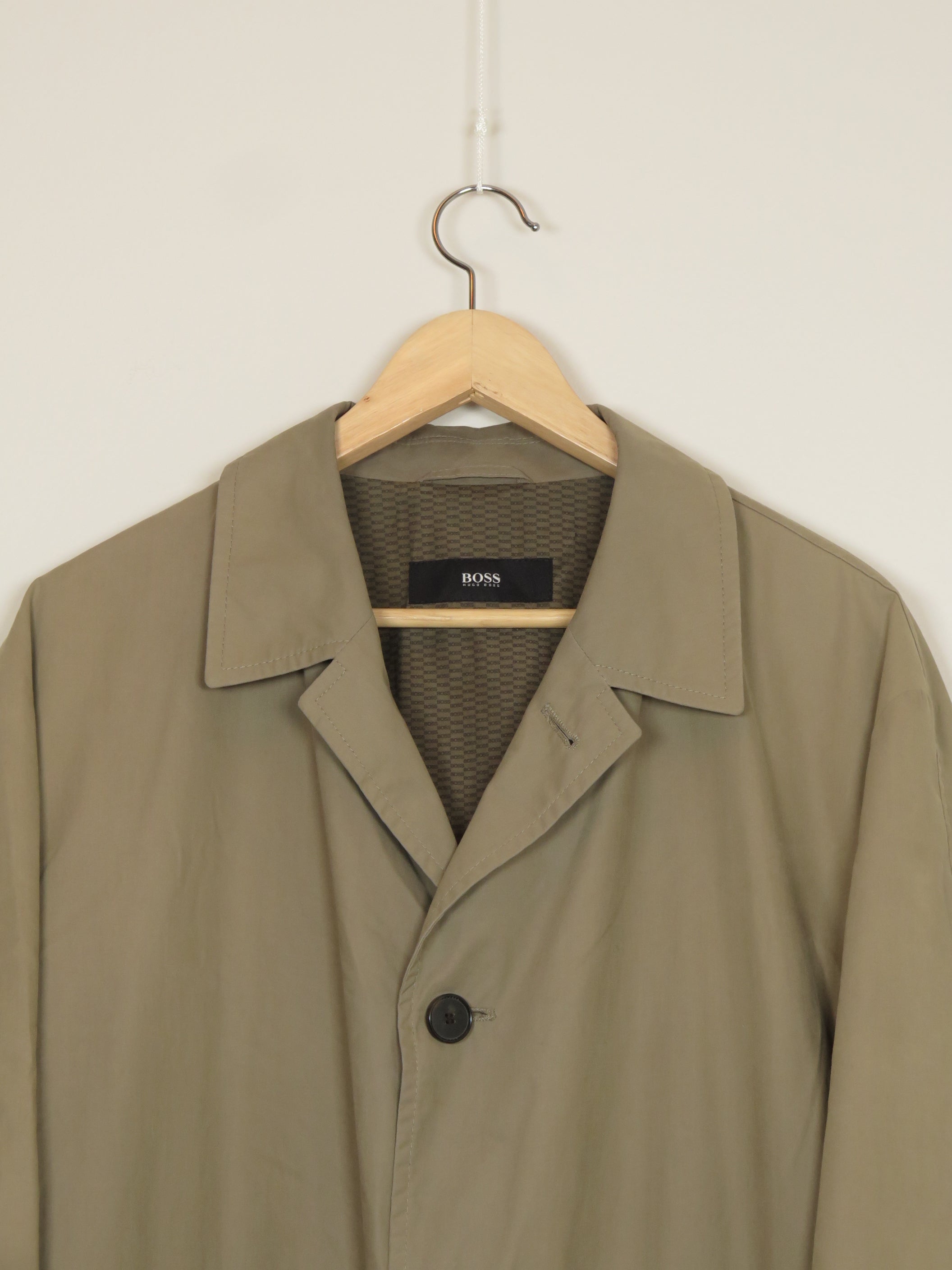 Hugo Boss Frakk/Trenchcoat Beige - XL