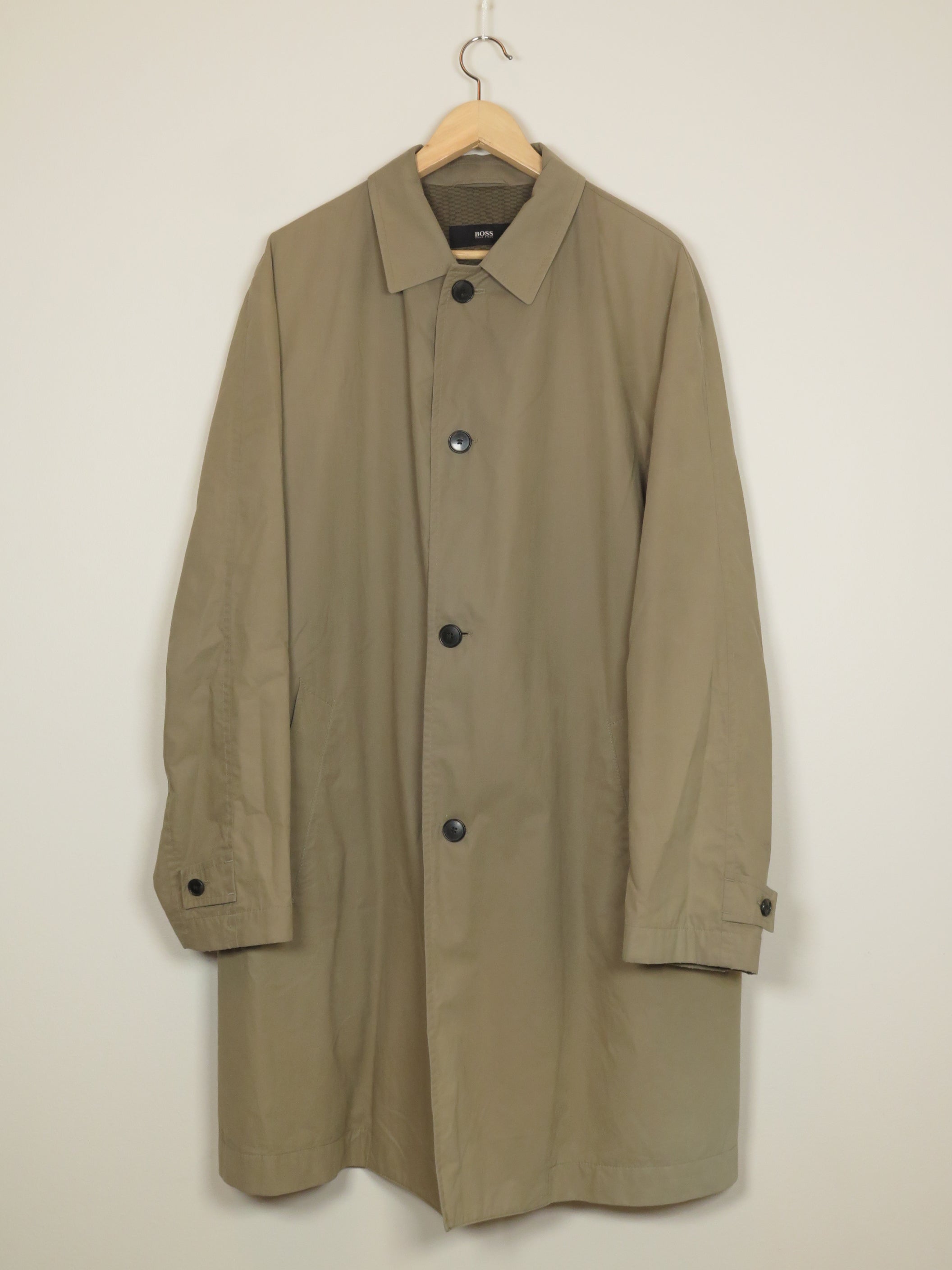 Hugo Boss Frakk/Trenchcoat Beige - XL