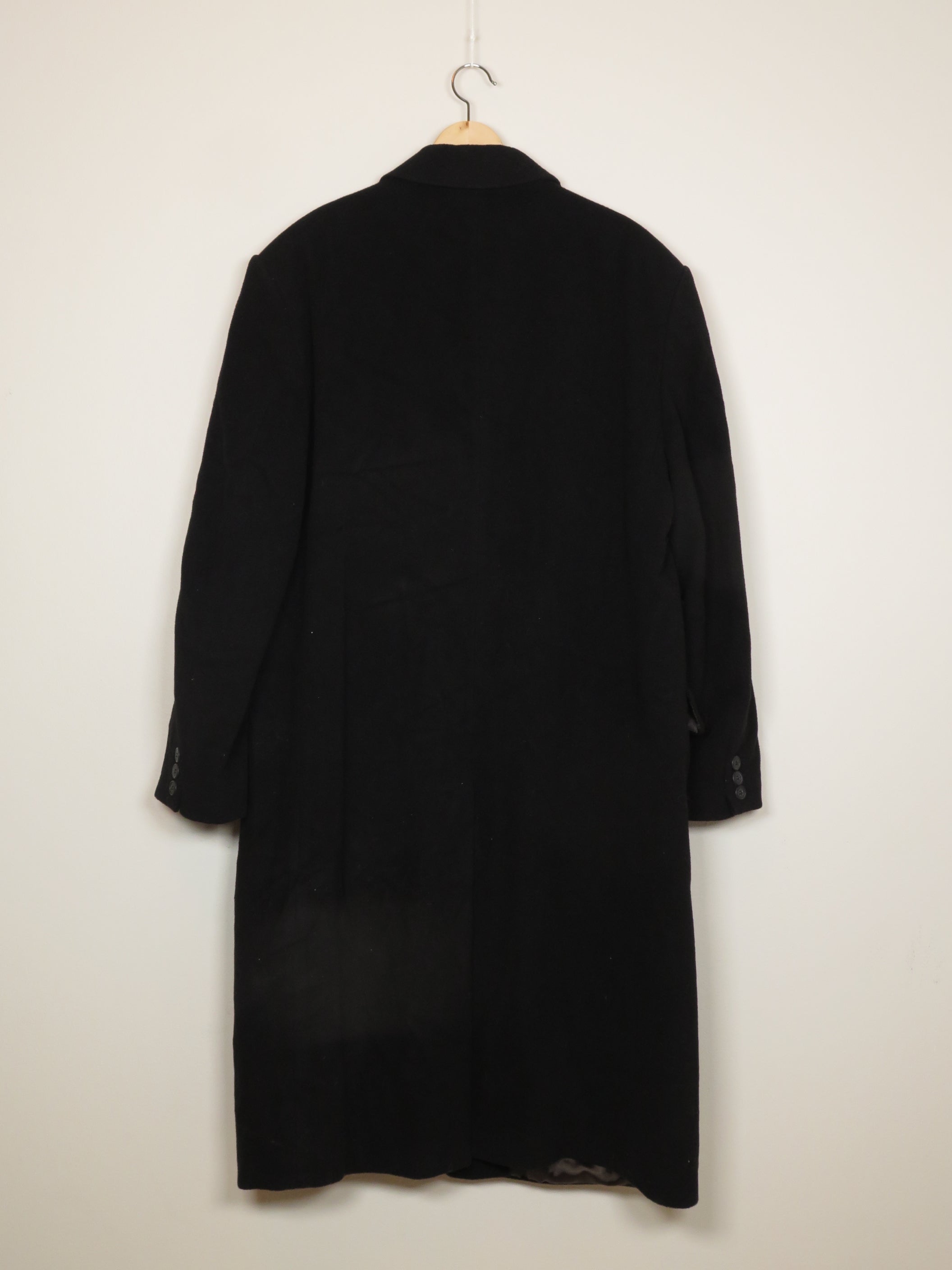 Lang Svart Frakk - M/L