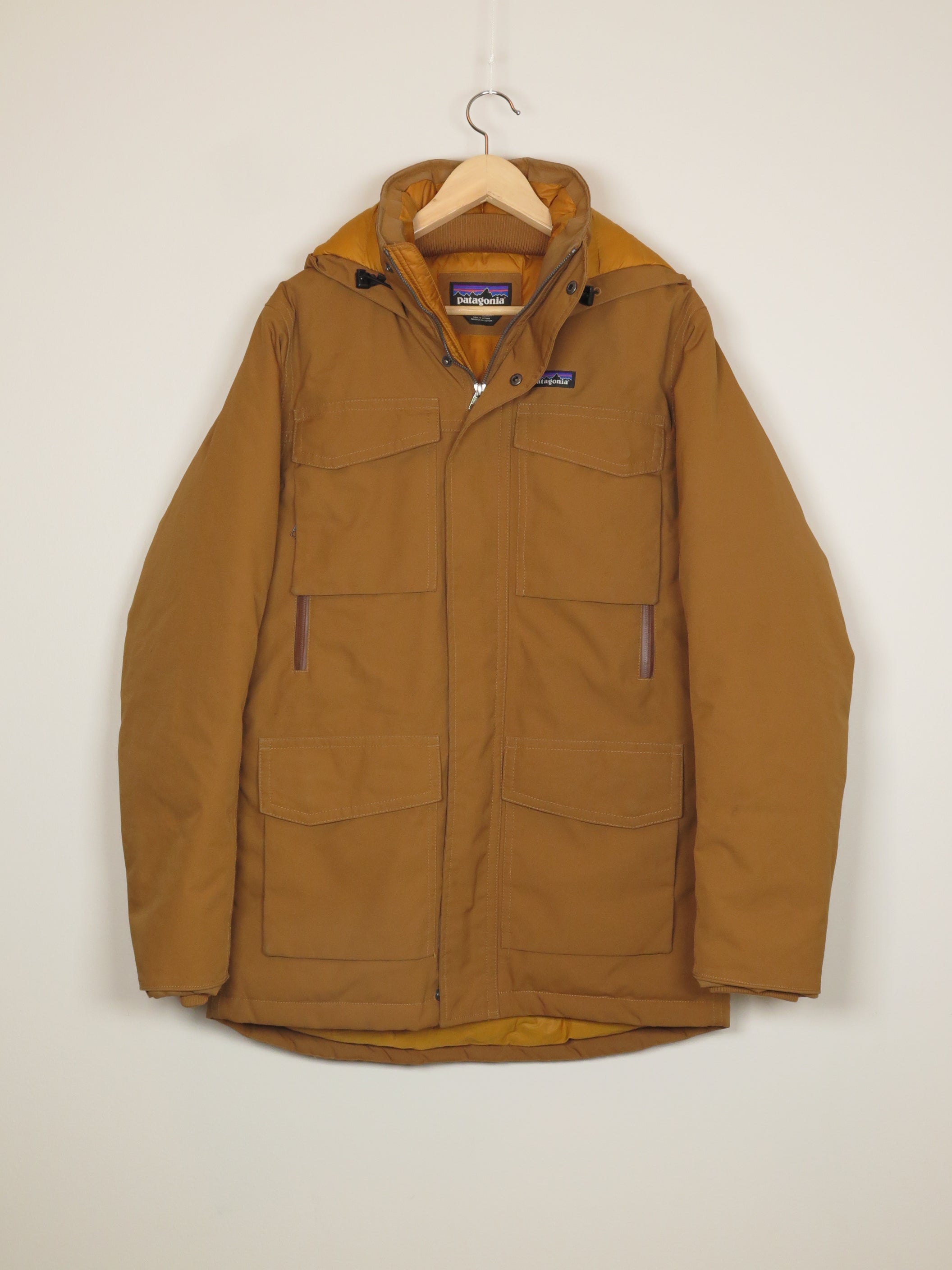 Patagonia Beige Parkas Jakke - M