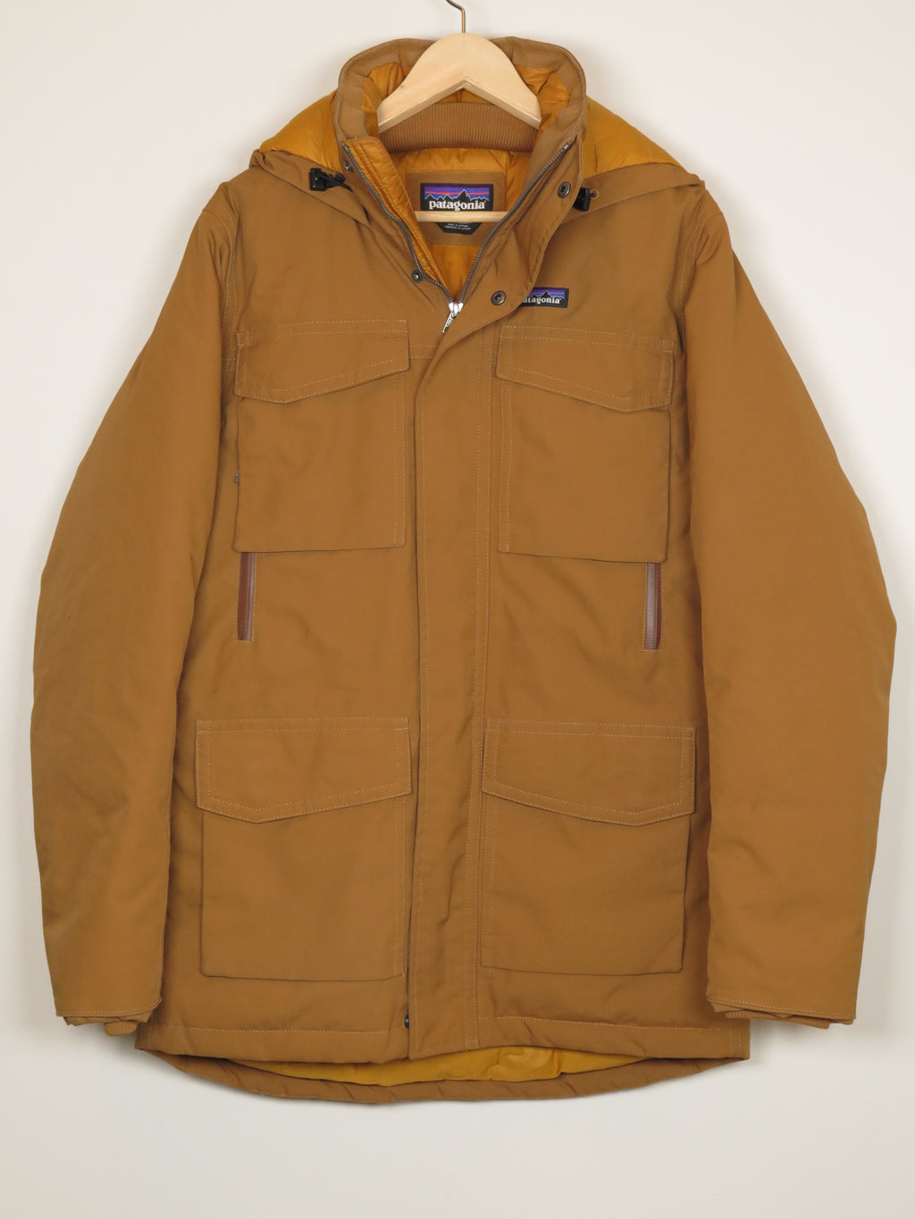 Patagonia Beige Parkas Jakke - M