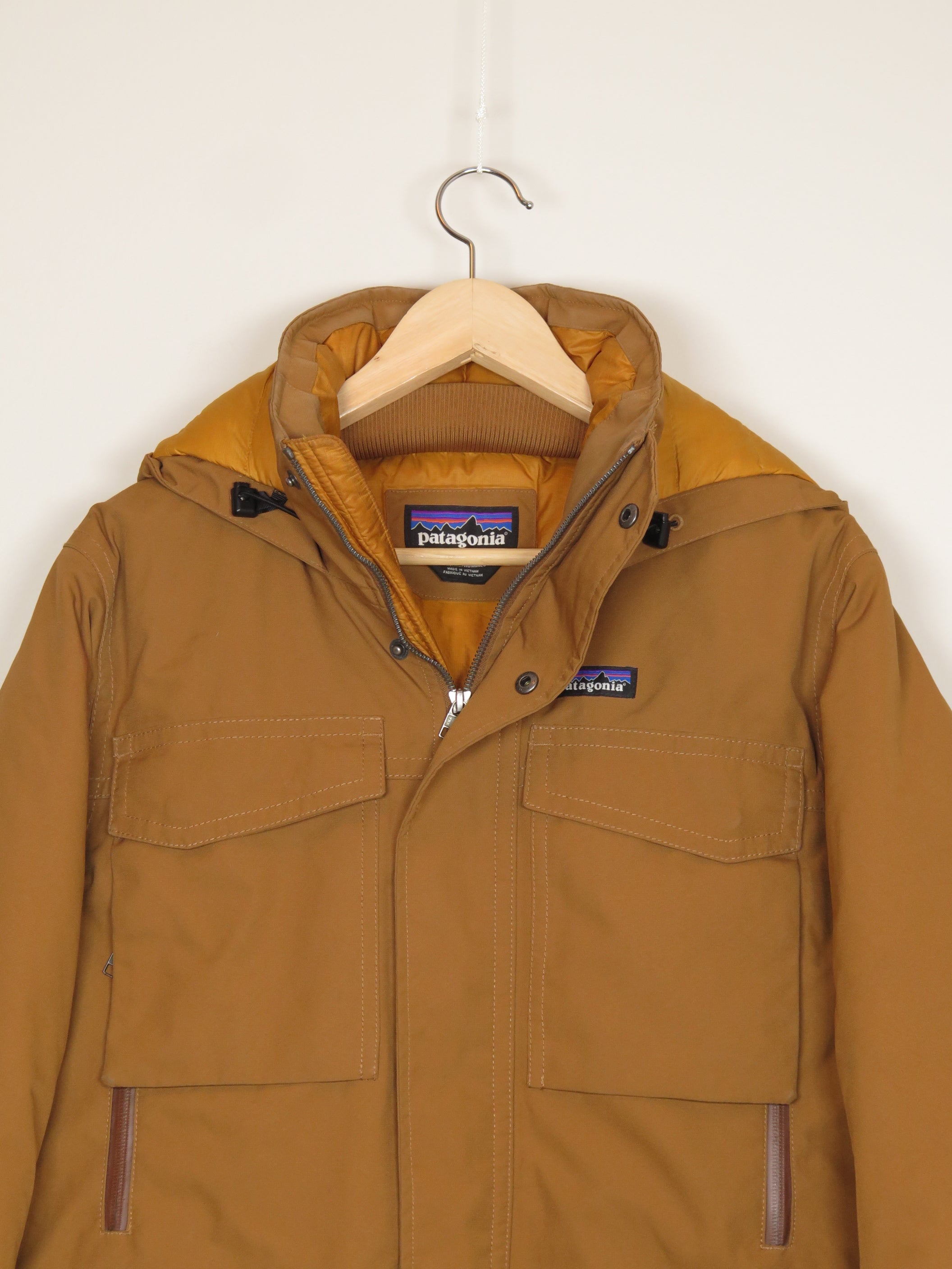 Patagonia Beige Parkas Jakke - M