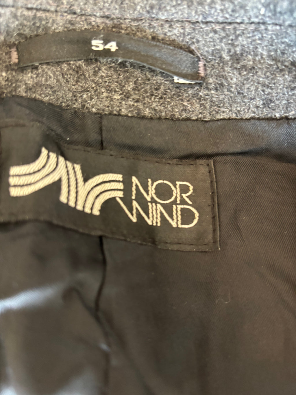Grå Army/Sailor Frakk - L