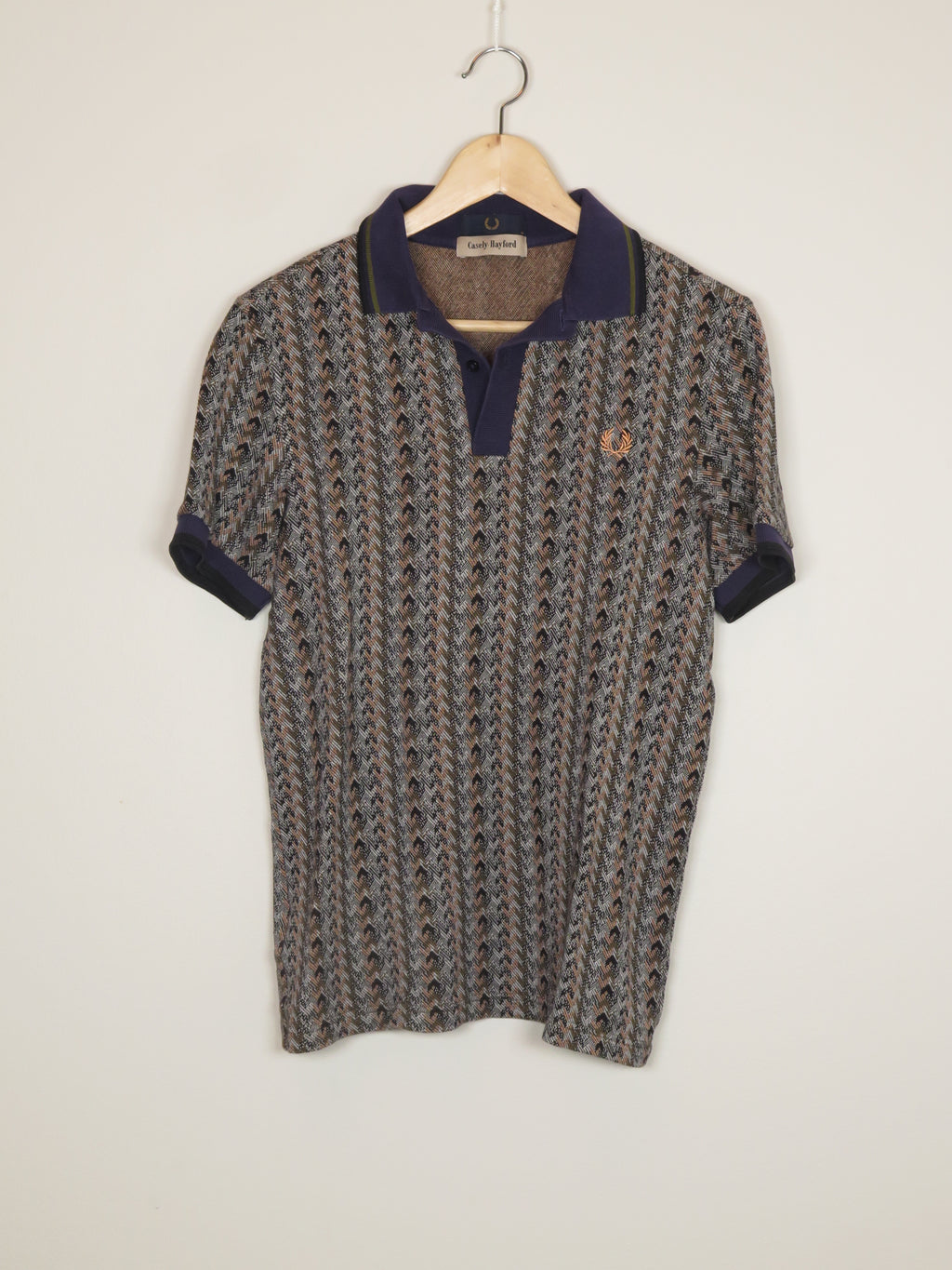 000016 - Fred Perry - T-shirt - Blue - S - Image 1