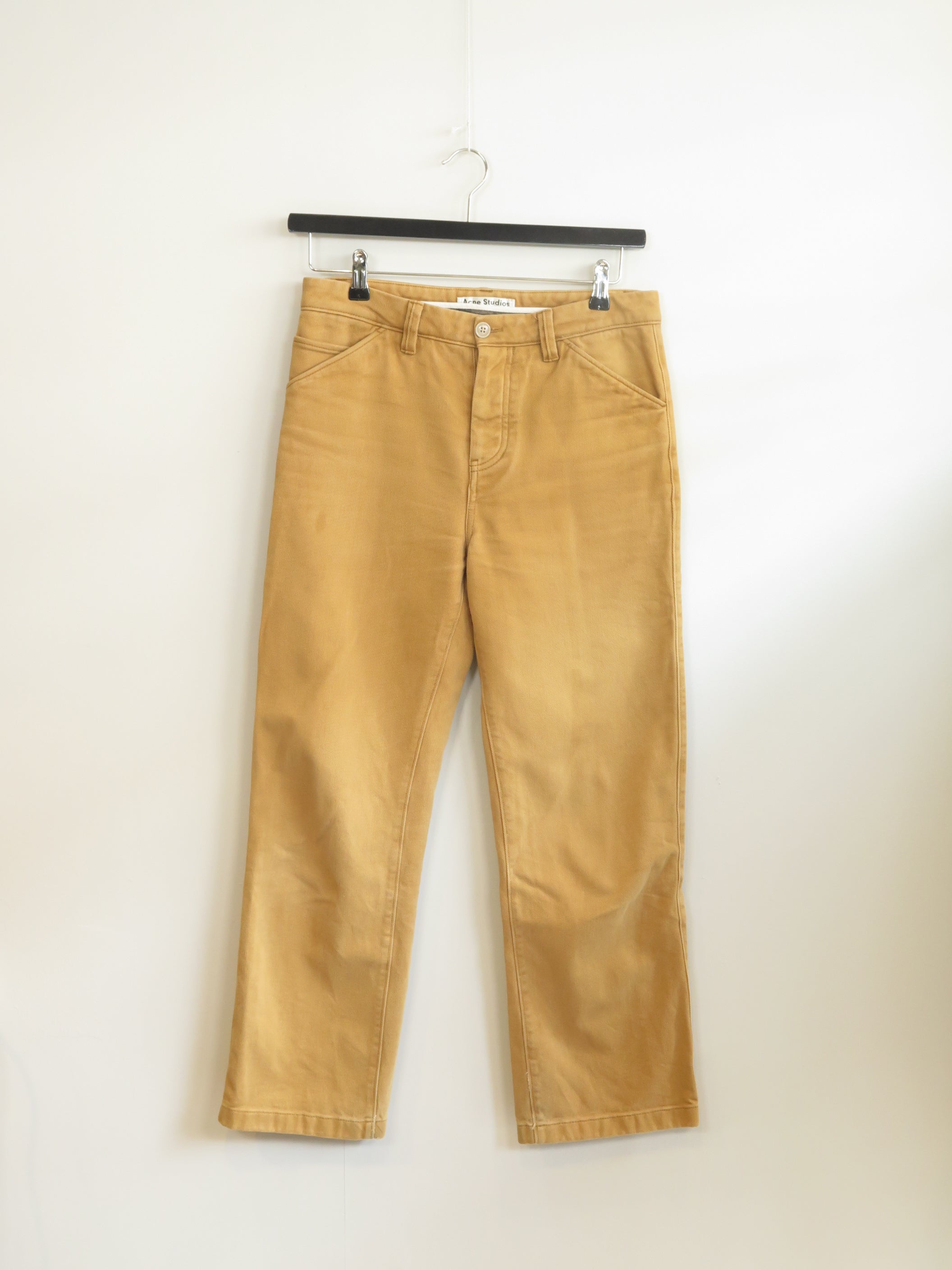 000656 - Acne - Pants - Yellow - 46 - Image 1