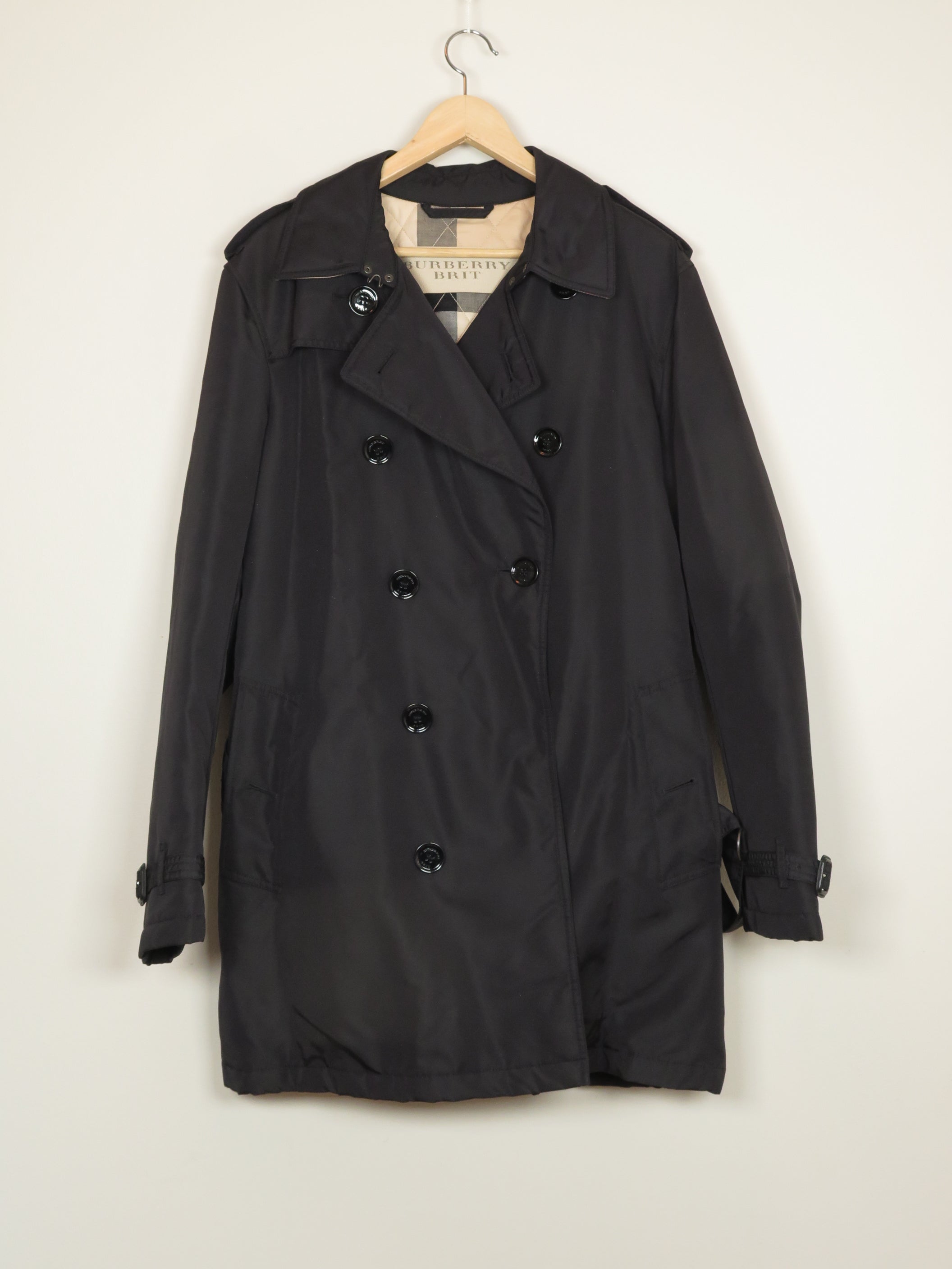 000050 - Burberry Brit - Trench Coats - Black - L - Image 1
