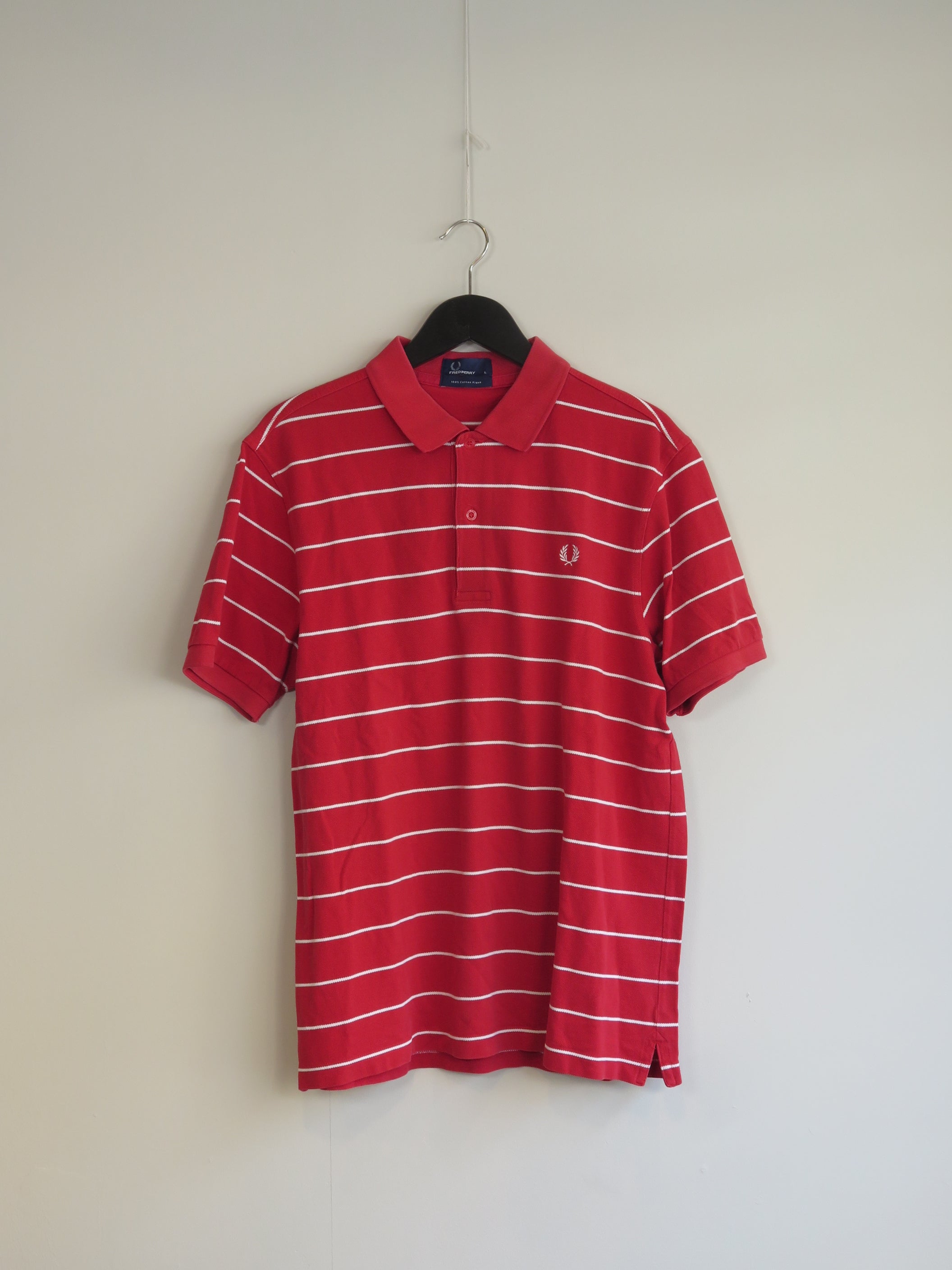 000801 - Fred Perry - T-Shirts - Red - L - Image 2