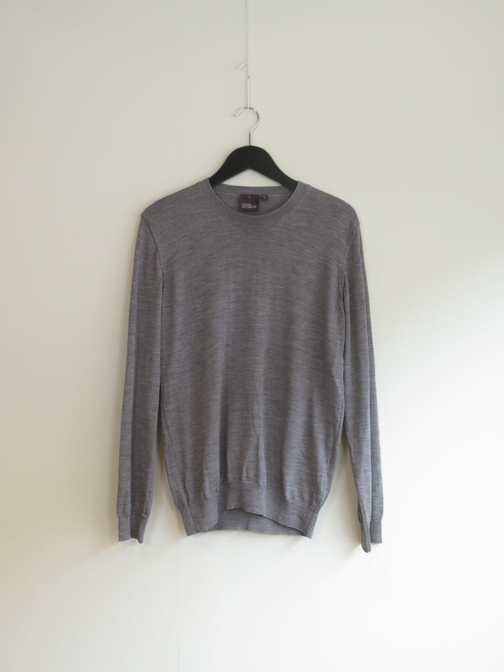 000780 - Oscar Jacobson - Sweaters - Gray - L - Image 2