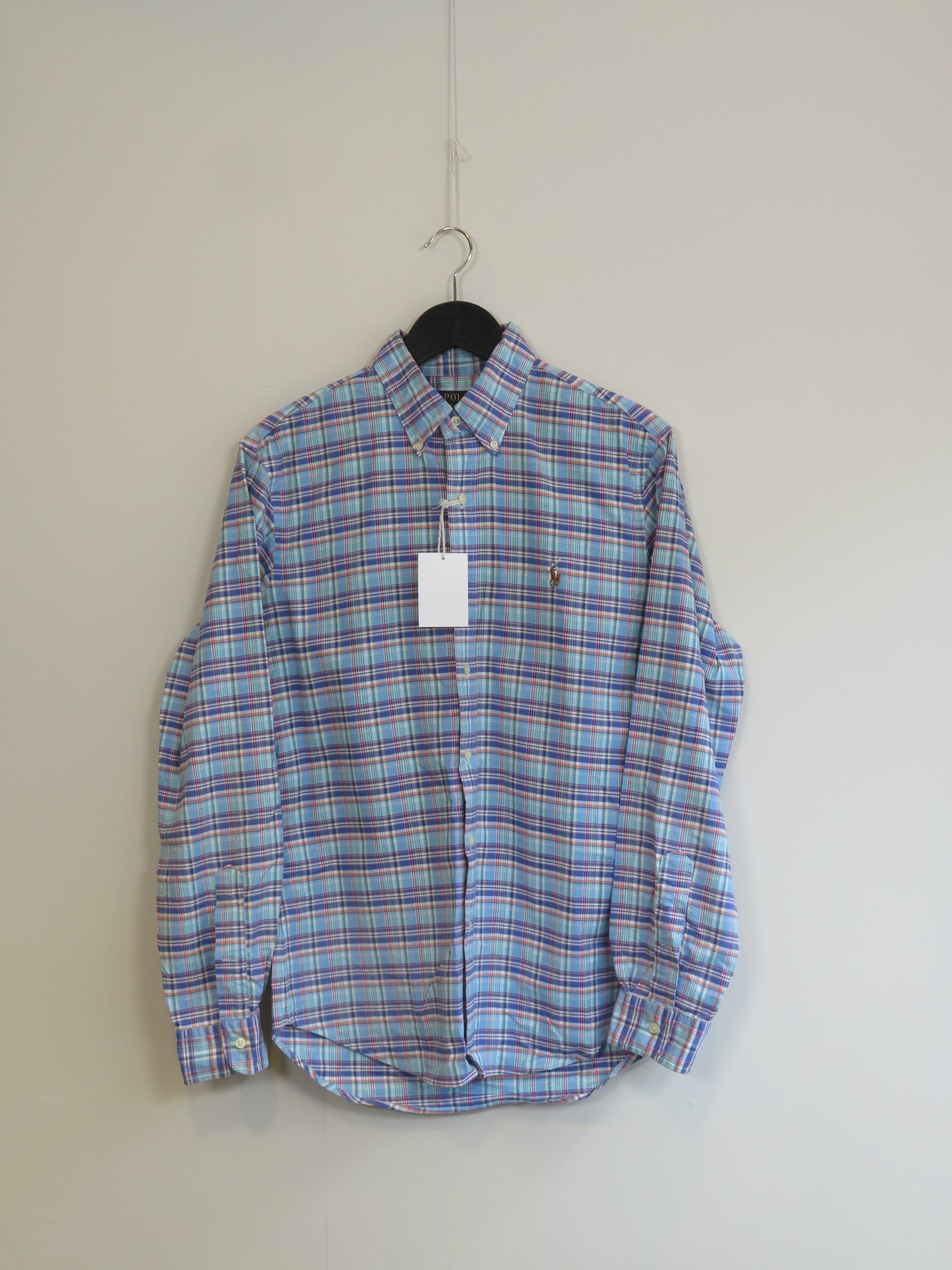 001201 - Polo Ralph Lauren - Shirts - Blue - M - Image 1 circular-filename:27_07_2026_efc008cb-0a43-4aff-9c61-632bf003e1ae_captured_image