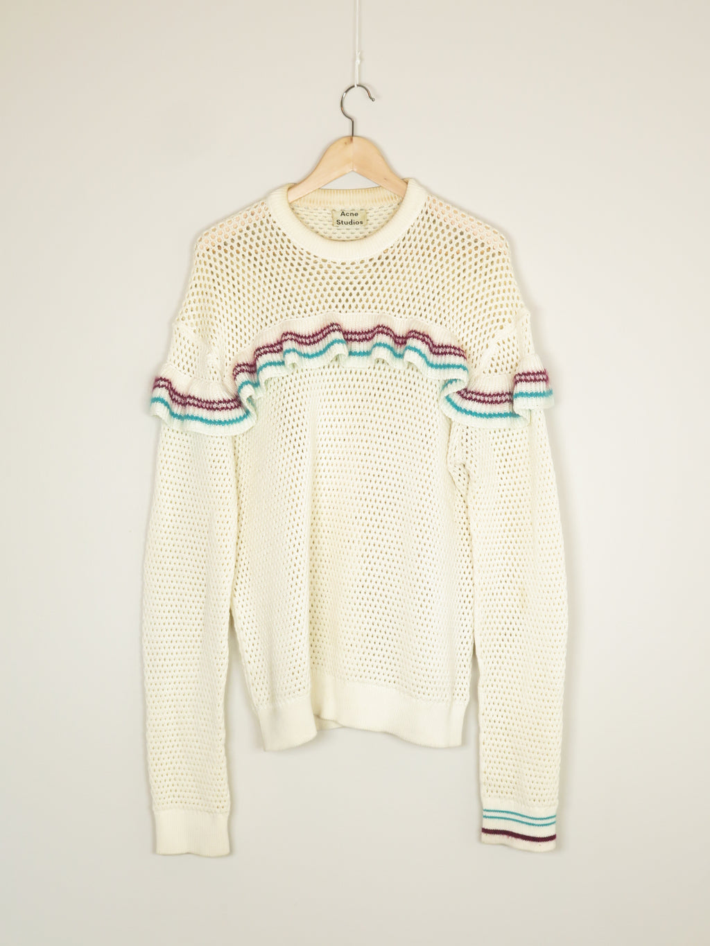 000040 - Acne - Sweater - White - L - Image 1