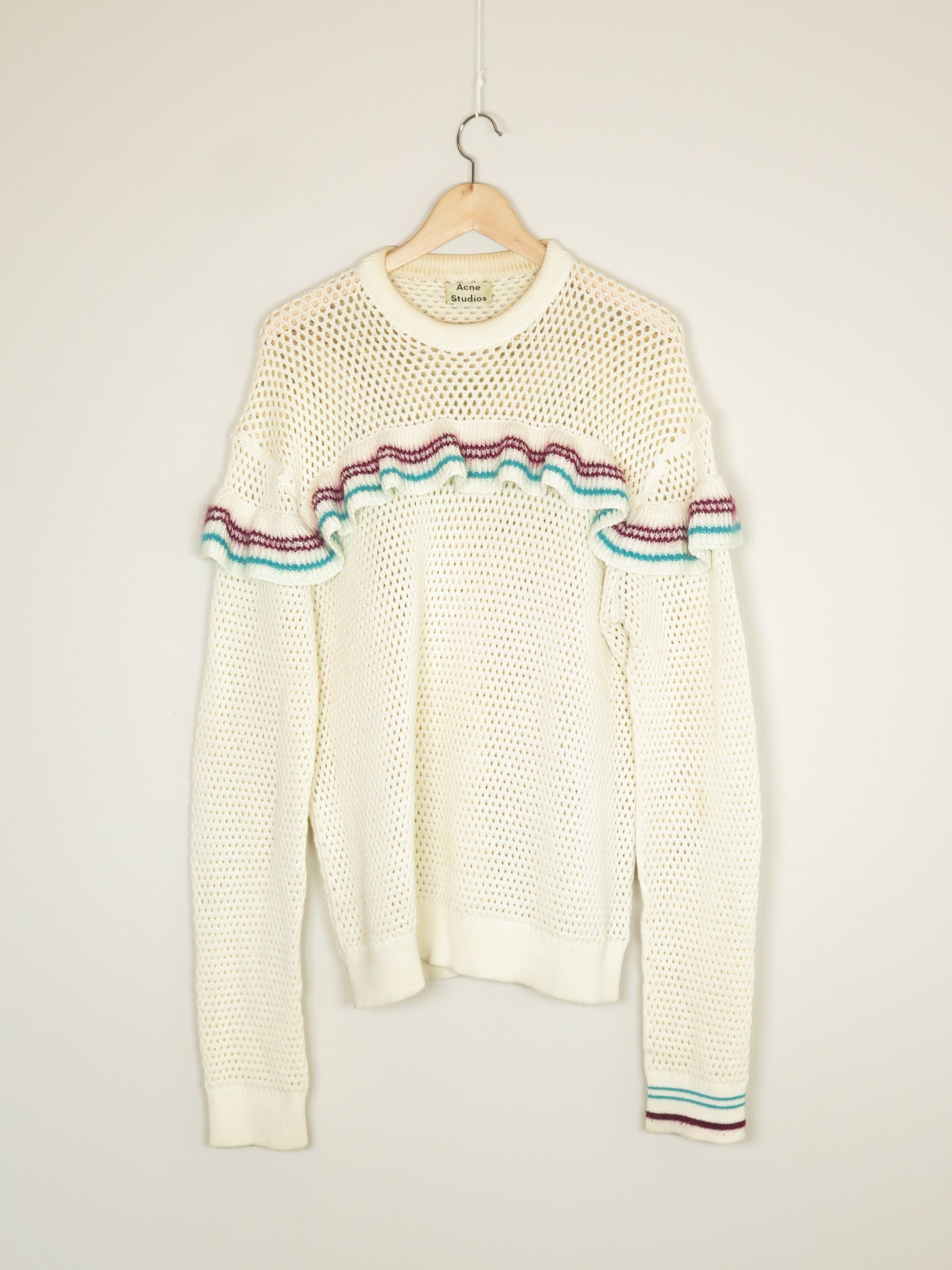 000040 - Acne - Sweater - White - L - Image 1