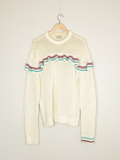 000040 - Acne - Sweater - White - L - Image 1