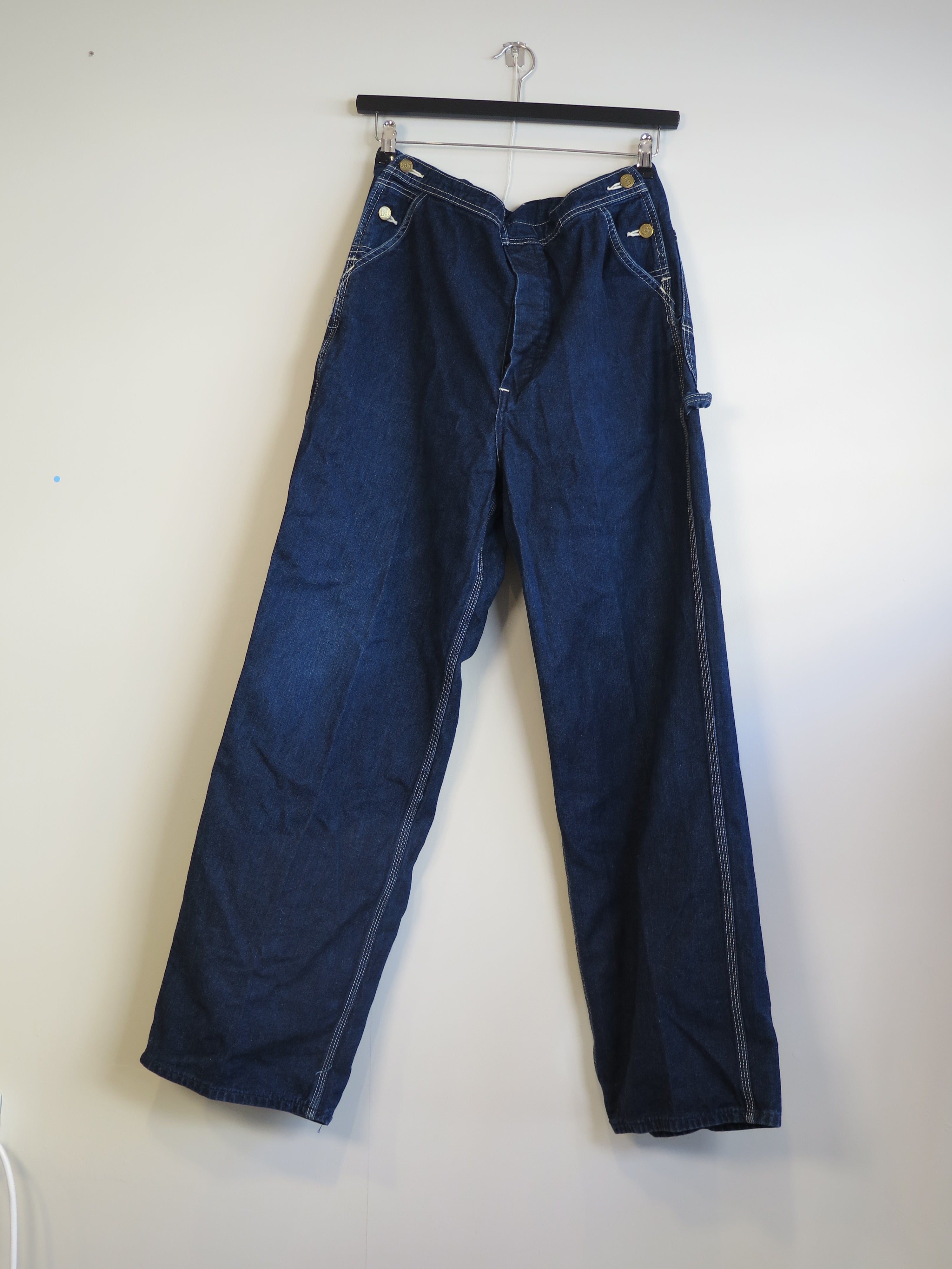 000878 - Lee - Pants - Navy - 34/32 - Image 3 circular-filename:30_06_2026_4f636f8d-1345-4294-96ab-c1bcb6a020b4_captured_image